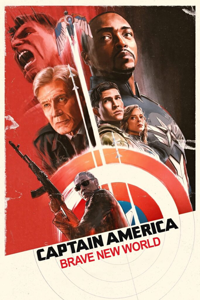 Poster for the movie "Captain America: Brave New World"